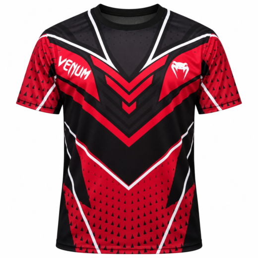 Maillot Venum Combat Rouge & Noir